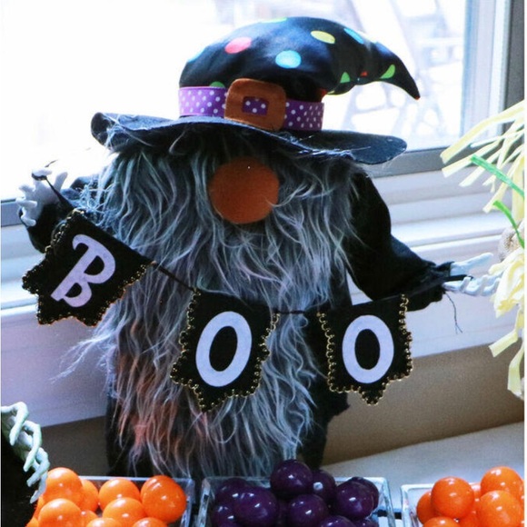 Musical Walking Gnome Halloween Decoration - Picture 2 of 3